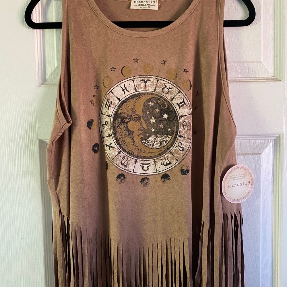 Moonchild Tank with Fringe